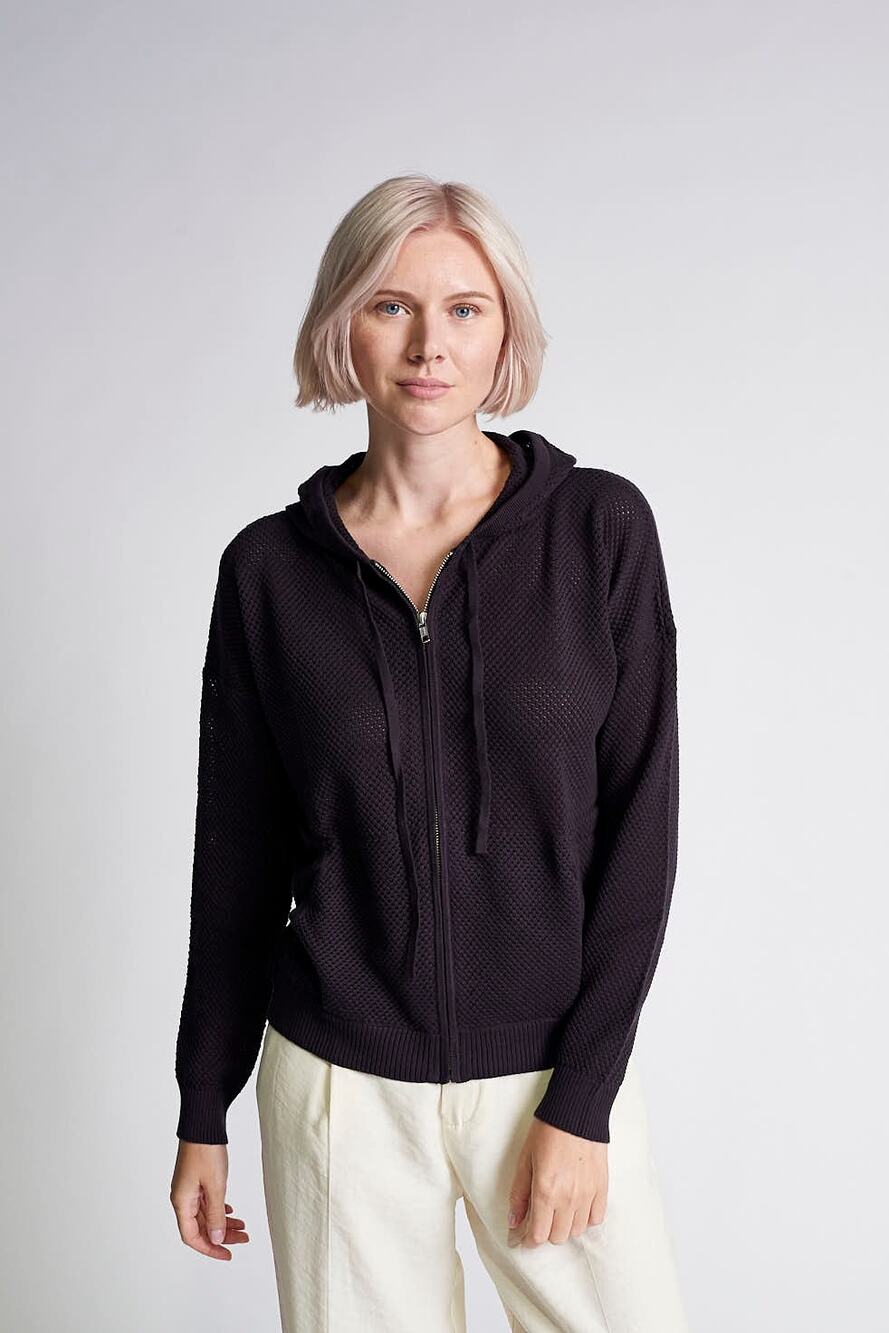 Kokun Women’s Mesh Zip Up Hoodie in Army Green Sz XL